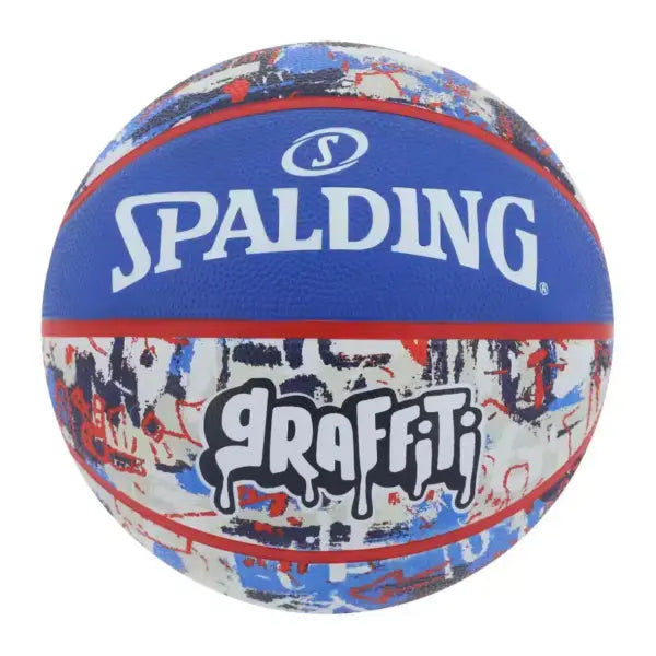 PELOTA DE BASKET SPALDING GRAFFITI GOMA BLUE RED