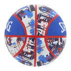 PELOTA DE BASKET SPALDING GRAFFITI GOMA BLUE RED