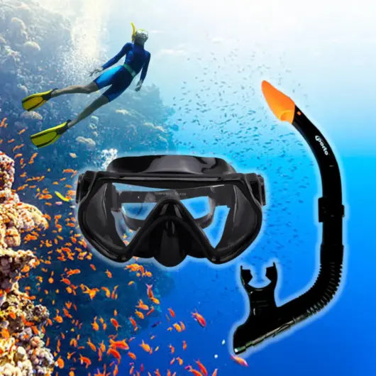 MÁSCARA DE BUCEO CON SNORKELL
